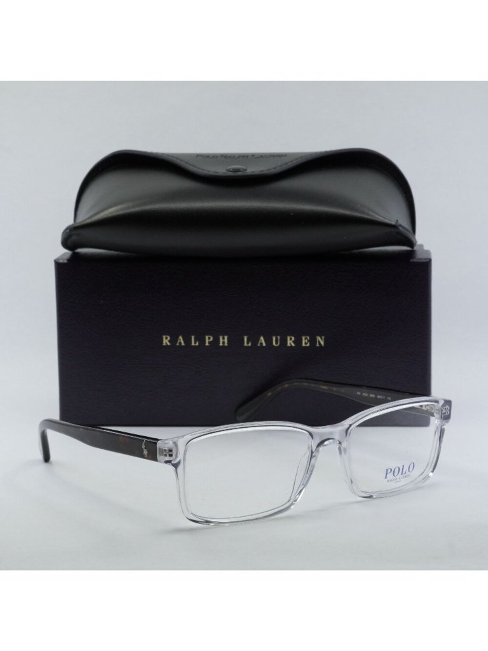 Polo Ralph Lauren PH2123 5331 Rectangle Eyeglasses 58mm - Crystal / Havana